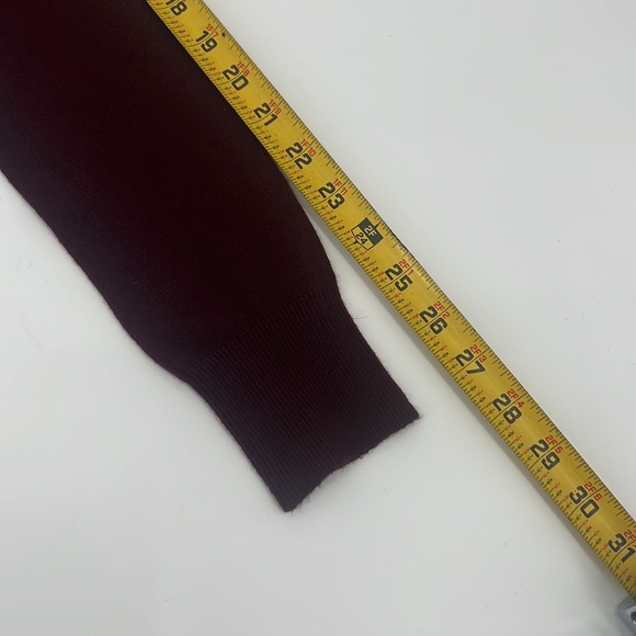 Cyrus NWT Wiley Open Shawl Cardigan-Burgundy-Small - Picture 9 of 9